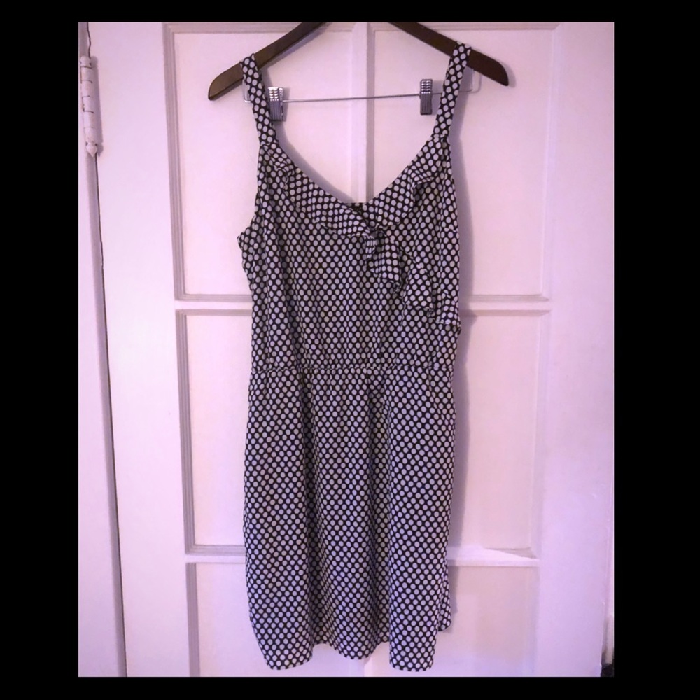 WhiteHouse|BlackMarket polka dot dress